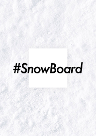 #SnowBoard -white ver.-
