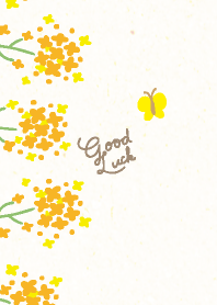 Spring Flowers Butterfly left2 Japan