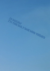 Is doing! I'm the only one who thinks