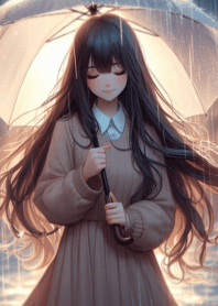 Rainy season and loneliness Anime