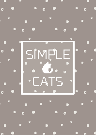 SIMPLE CATS -gray-
