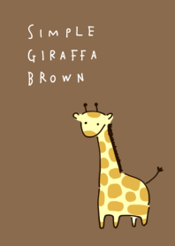 simple Giraffe Brown