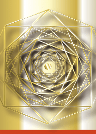 Red : Feng Shui Gold Octagon