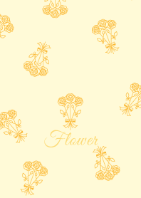 Flower 012-2 (Rose/Light Yellow)