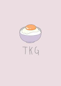 ข้าวผัดไข่ : TKG สีชมพูหม่นๆ