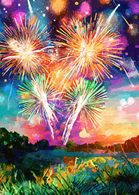 Beautiful Fireworks Theme#717