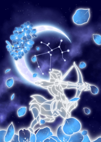 blue cherry blossoms Sagittarius JPN