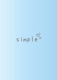 simple heart Theme Happy white blue1