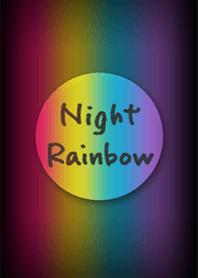 rainbow at night