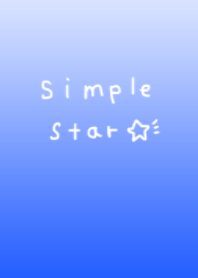 simple gradation star theme