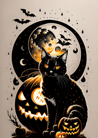 halloween cat 79311a