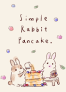 simple Rabbit pancake
