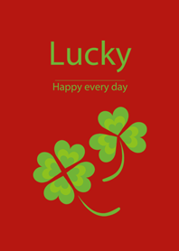 紅色綠色幸運草