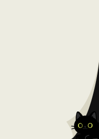 corner black cat_white