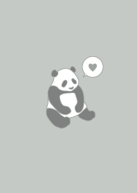 SIMPLE PANDA - Blue gray -