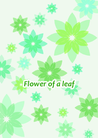 Flower of a leaf