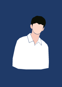 minimal boy : navy bule