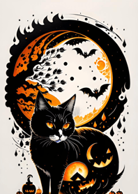 halloween cat bbD4DA