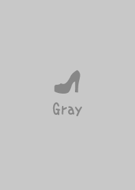 High heels -Dullness Gray-