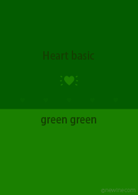 Heart basic グリーン グリーン