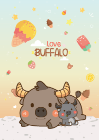 Buffalo Love Ice Cream Cute