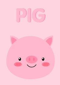 Simple Cute Face Pig Theme