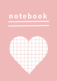 ◉ノートみたいオシャレ◉くすみピンク