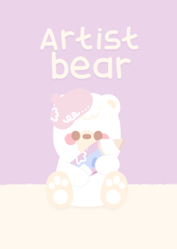 Artist bear  :-)