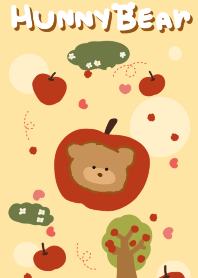Hunny bear - Apple garden