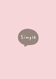 Pink x Greige. simple.