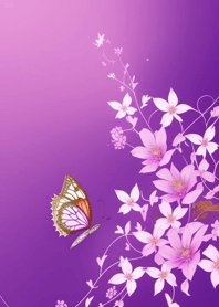 夢幻紫色花蝴蝶 Et6hZ