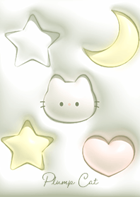 pistachio Cat, moon and stars 07_1