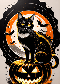 halloween cat b4ecBE