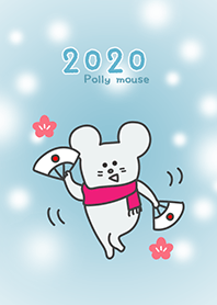 ねずみのポリー・冬着せかえ