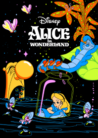 Alice in Wonderland (Neon Colors)