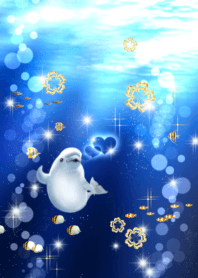 願いを叶えてくれる♡白イルカのベルーガ❤