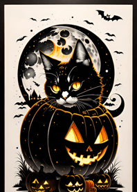 halloween cat E25E0a