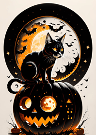 halloween cat De21AD