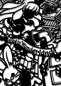 不思議の国のアリス【切り絵】