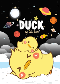Duck Cute Black