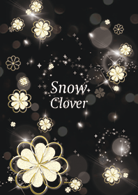 Black Yellow : Lucky Snow clover