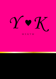 INITIAL -Y&K- Pink