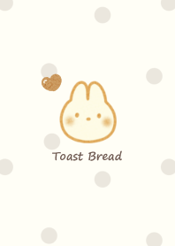 うさぎ トースト -ピーナッツ- ドット