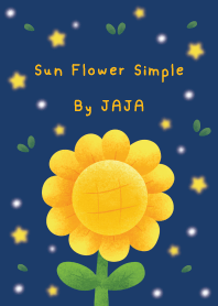 Sun Flower Simple(nighttime) By JAJA-04