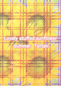 Lovely stuffed sunflower summer Tartan