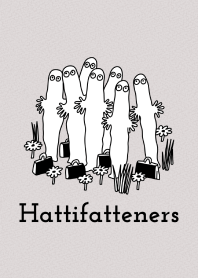 Hattifatteners สีเบจเรียบง่าย