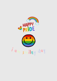 i am smiley day special Pride Month bw03