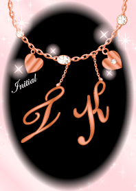 【T&K】イニシャル運気UP!ピンクゴールド