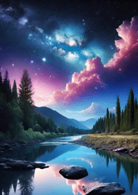 Bright Moon and Dawn 9A2d8e