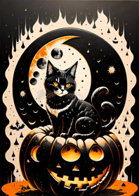 halloween cat eE9a7e